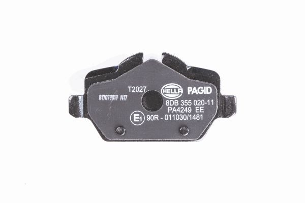 BEHR HELLA SERVICE - 8DB355020111 - Комплект тормозных колодок, дисковый тормоз BEHR HELLA SERVICE - 8DB355020111 - Комплект тормозных колодок, дисковый тормоз