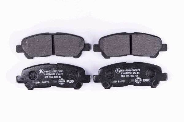 BEHR HELLA SERVICE - 8DB355020131 - Комплект тормозных колодок, дисковый тормоз BEHR HELLA SERVICE - 8DB355020131 - Комплект тормозных колодок, дисковый тормоз