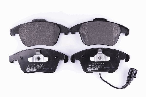 BEHR HELLA SERVICE - 8DB355020321 - Комплект тормозных колодок, дисковый тормоз BEHR HELLA SERVICE - 8DB355020321 - Комплект тормозных колодок, дисковый тормоз