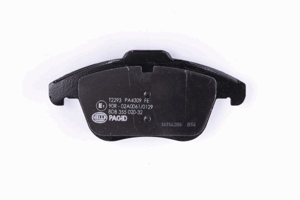 BEHR HELLA SERVICE - 8DB355020321 - Комплект тормозных колодок, дисковый тормоз BEHR HELLA SERVICE - 8DB355020321 - Комплект тормозных колодок, дисковый тормоз