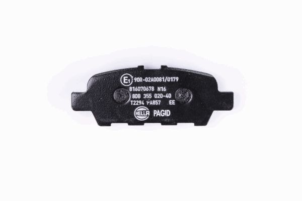 BEHR HELLA SERVICE - 8DB355020401 - Комплект тормозных колодок, дисковый тормоз