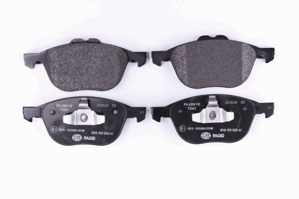 BEHR HELLA SERVICE - 8DB355020411 - Комплект тормозных колодок, дисковый тормоз BEHR HELLA SERVICE - 8DB355020411 - Комплект тормозных колодок, дисковый тормоз