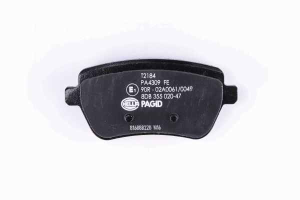 BEHR HELLA SERVICE - 8DB355020471 - Комплект тормозных колодок, дисковый тормоз