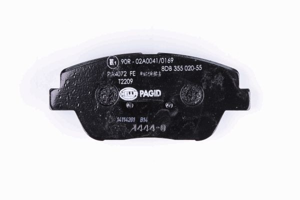 BEHR HELLA SERVICE - 8DB355020551 - Комплект тормозных колодок, дисковый тормоз