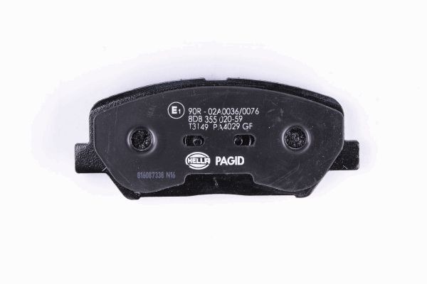 BEHR HELLA SERVICE - 8DB355020591 - Комплект тормозных колодок, дисковый тормоз