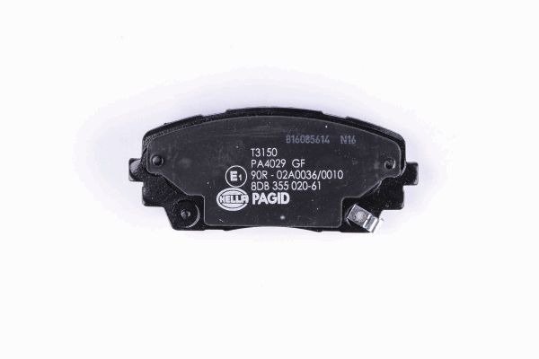 BEHR HELLA SERVICE - 8DB355020611 - Комплект тормозных колодок, дисковый тормоз BEHR HELLA SERVICE - 8DB355020611 - Комплект тормозных колодок, дисковый тормоз