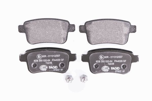 BEHR HELLA SERVICE - 8DB355020641 - Комплект тормозных колодок, дисковый тормоз BEHR HELLA SERVICE - 8DB355020641 - Комплект тормозных колодок, дисковый тормоз