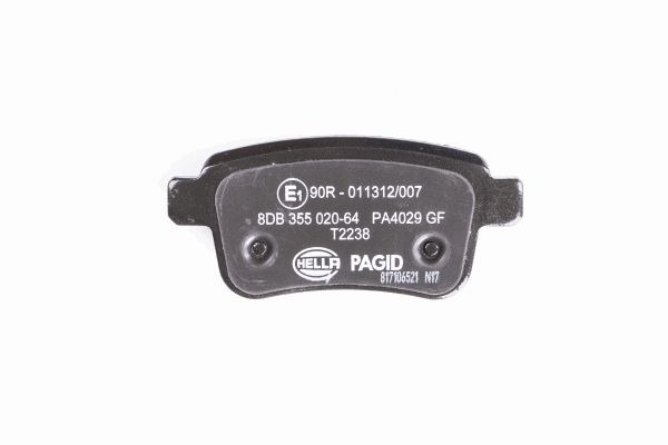 BEHR HELLA SERVICE - 8DB355020641 - Комплект тормозных колодок, дисковый тормоз BEHR HELLA SERVICE - 8DB355020641 - Комплект тормозных колодок, дисковый тормоз