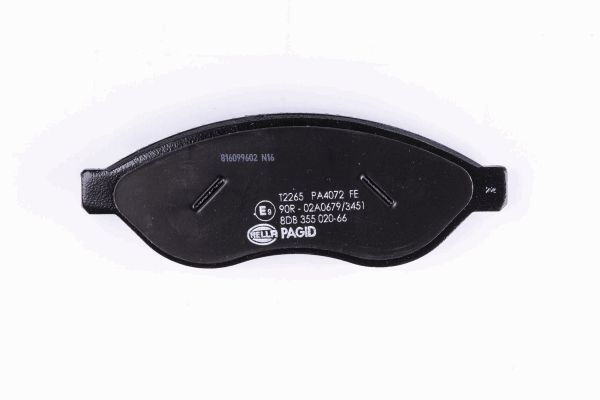 BEHR HELLA SERVICE - 8DB355020661 - Комплект тормозных колодок, дисковый тормоз