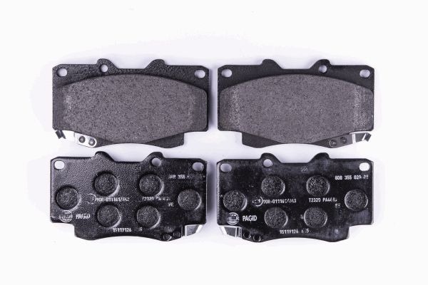 BEHR HELLA SERVICE - 8DB355020811 - Комплект тормозных колодок, дисковый тормоз BEHR HELLA SERVICE - 8DB355020811 - Комплект тормозных колодок, дисковый тормоз