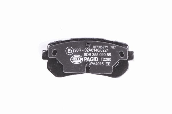 BEHR HELLA SERVICE - 8DB355020851 - Комплект тормозных колодок, дисковый тормоз BEHR HELLA SERVICE - 8DB355020851 - Комплект тормозных колодок, дисковый тормоз