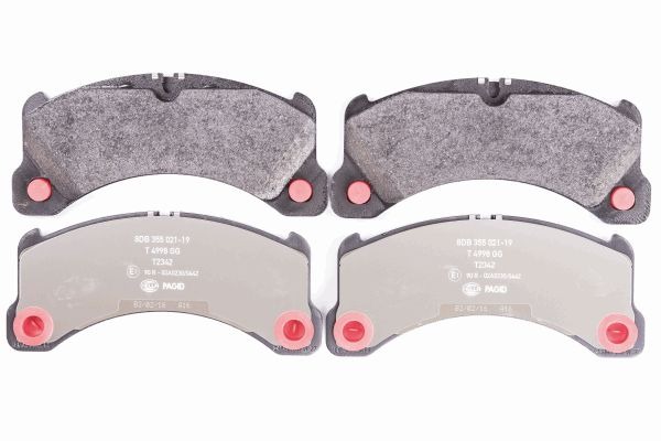 BEHR HELLA SERVICE - 8DB 355 021-191 - Комплект тормозных колодок, дисковый тормоз BEHR HELLA SERVICE - 8DB 355 021-191 - Комплект тормозных колодок, дисковый тормоз