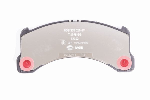 BEHR HELLA SERVICE - 8DB 355 021-191 - Комплект тормозных колодок, дисковый тормоз BEHR HELLA SERVICE - 8DB 355 021-191 - Комплект тормозных колодок, дисковый тормоз