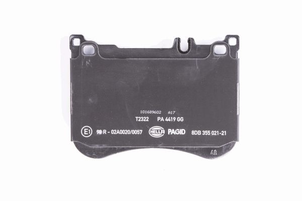 BEHR HELLA SERVICE - 8DB 355 021-211 - Комплект тормозных колодок, дисковый тормоз