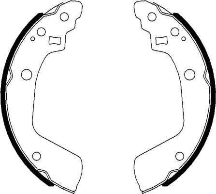 BEHR HELLA SERVICE - 8DB355022051 - Комплект тормозных колодок BEHR HELLA SERVICE - 8DB355022051 - Комплект тормозных колодок