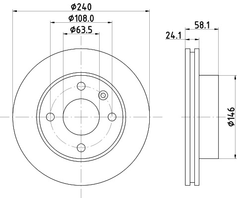 BEHR HELLA SERVICE - 8DD355100531 - Тормозной диск