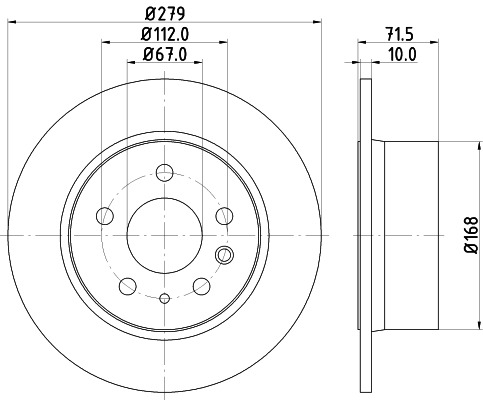 BEHR HELLA SERVICE - 8DD355100991 - Тормозной диск