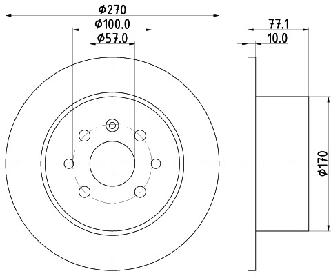 BEHR HELLA SERVICE - 8DD355102481 - Тормозной диск BEHR HELLA SERVICE - 8DD355102481 - Тормозной диск