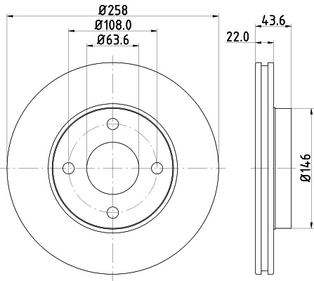 BEHR HELLA SERVICE - 8DD355106431 - Тормозной диск