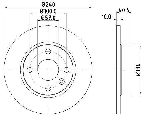 BEHR HELLA SERVICE - 8DD355108251 - Тормозной диск