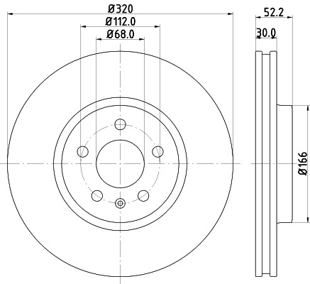 BEHR HELLA SERVICE - 8DD355113911 - Тормозной диск