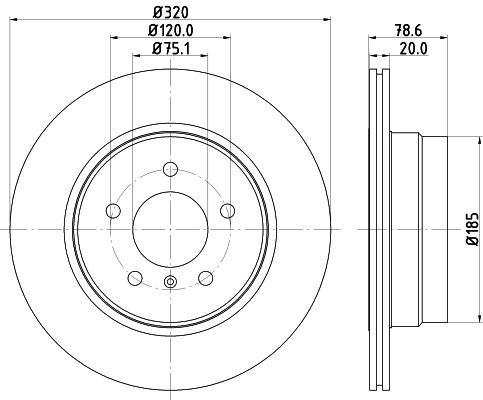 BEHR HELLA SERVICE - 8DD355114001 - Тормозной диск