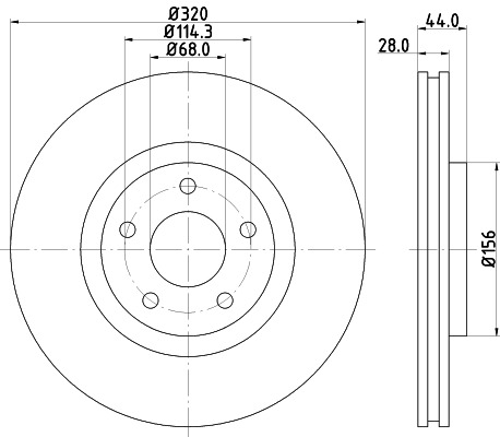 BEHR HELLA SERVICE - 8DD355116761 - Тормозной диск