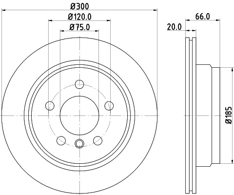 BEHR HELLA SERVICE - 8DD355118271 - Тормозной диск