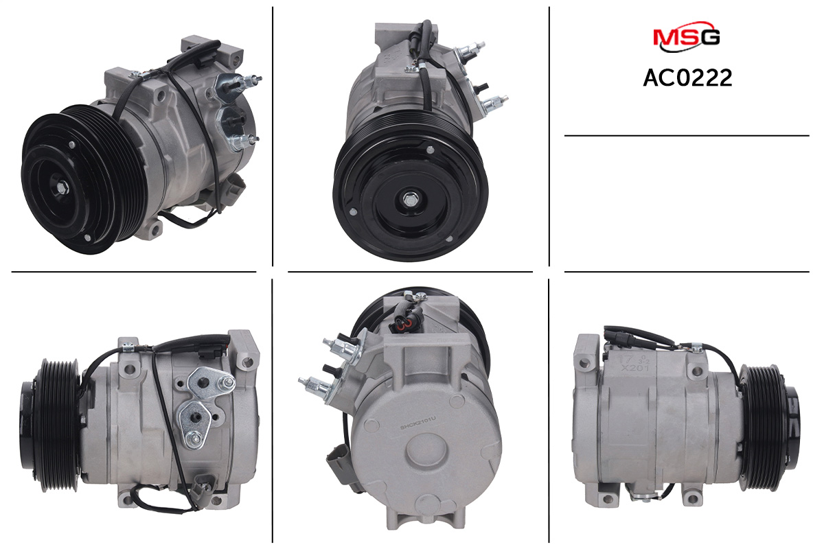 MSG - AC0222 - Компрессор новый TOYOTA 4RUNNER USA вездеход закрытый (US) 09-н.в.