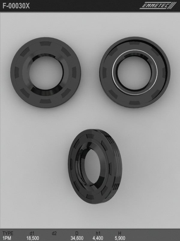 MSG - F 00030X - Сальник рульової рейки 34.6X4.4X5.9 тип 1PM