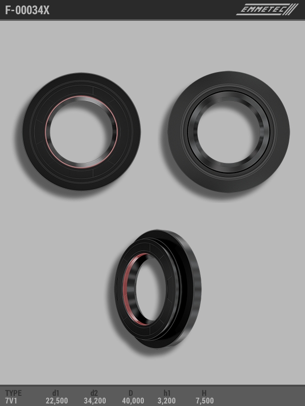 MSG - F-00034X - Сальник 22,50/34,20/40,00*3,20/7,50 тип 6V1 MSG - F-00034X - Сальник 22,50/34,20/40,00*3,20/7,50 тип 6V1