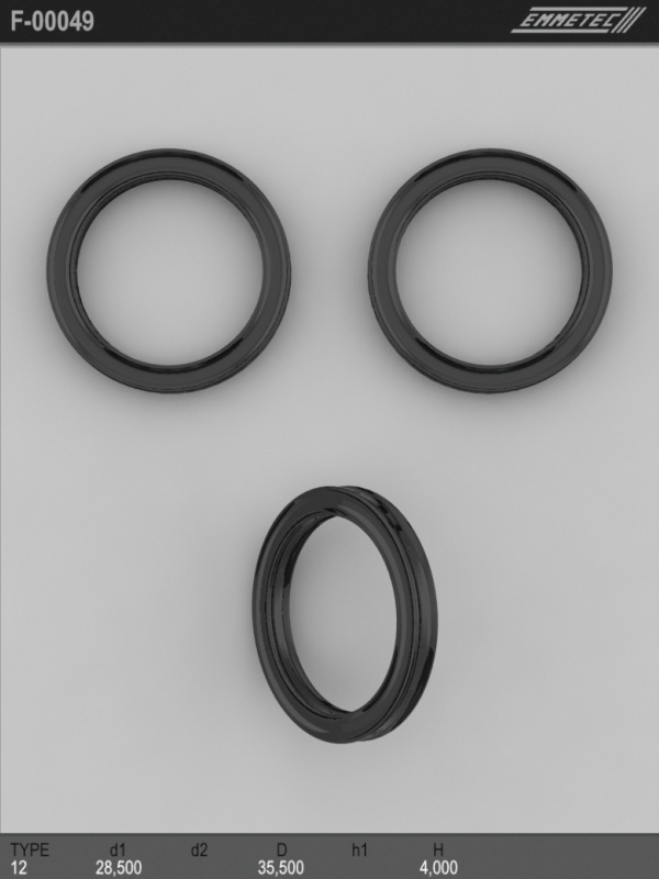 MSG - F-00049 - Сальник 28,50/35,50*4,00 тип 12