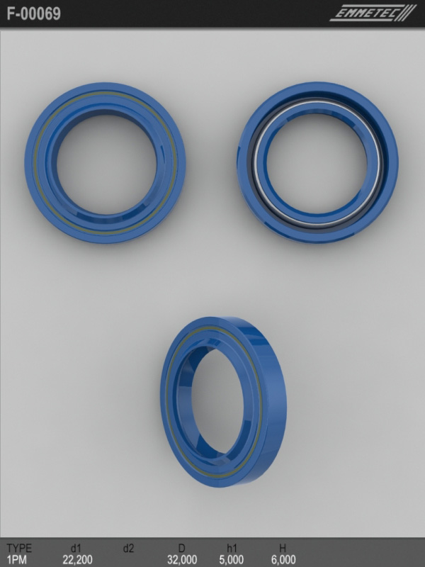 MSG - F-00069 - Сальник 22,20/32,00*5,00/6,00 тип 1PM