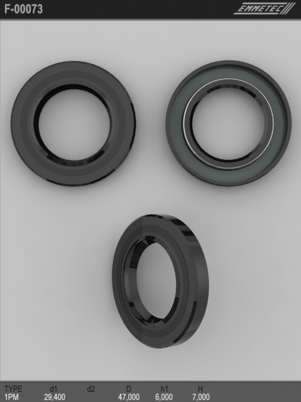 MSG - F-00073 - Сальник 29,40/47,00*6,00/7,50 тип 1PM