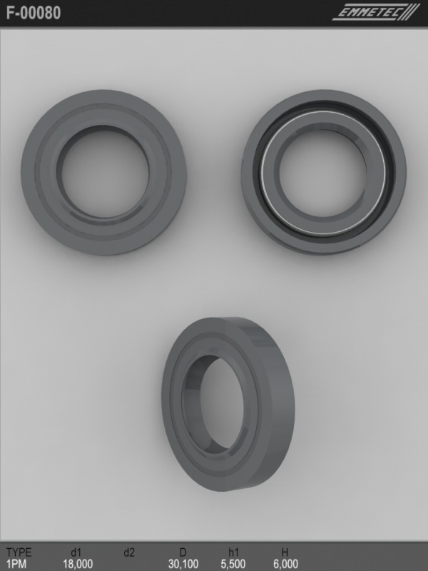 MSG - F-00080 - Сальник 18,00/30,10*5,50/6,00 тип 1PM MSG - F-00080 - Сальник 18,00/30,10*5,50/6,00 тип 1PM