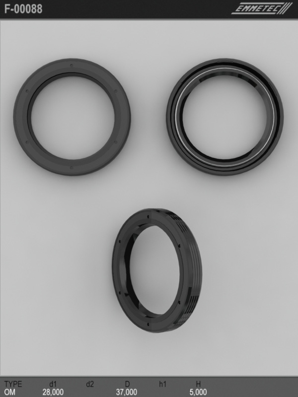 MSG - F 00088 - Сальник кермової рейки 28X37X5 Skoda Octavia -04 (тип0M)