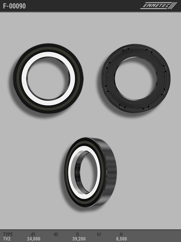 MSG - F 00090 - Сальник кермової рейки (24,00/39,20*8,50)