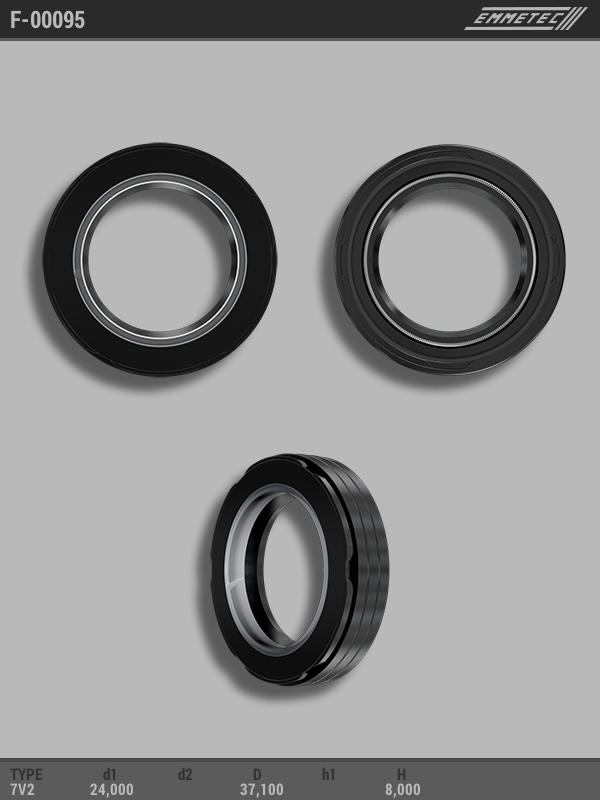 MSG - F-00095 - Сальник 24,00/37,10*8,00 тип 7V2 MSG - F-00095 - Сальник 24,00/37,10*8,00 тип 7V2