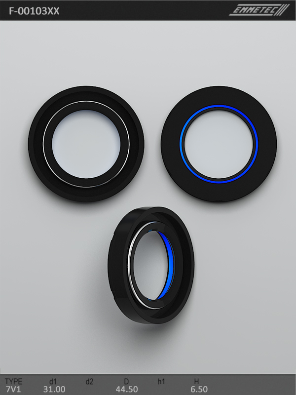 MSG - F-00103XX - Сальник 31,00/44,50*6,50 тип 7V1