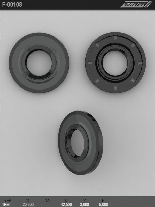 MSG - F-00108 - Сальник 20,00/42,50*3,80/5,00 тип 1PM MSG - F-00108 - Сальник 20,00/42,50*3,80/5,00 тип 1PM