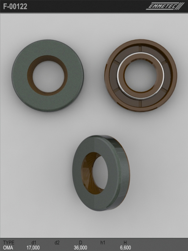 MSG - F-00122 - Сальник 17,00/36,00*6,60 тип 0MA MSG - F-00122 - Сальник 17,00/36,00*6,60 тип 0MA