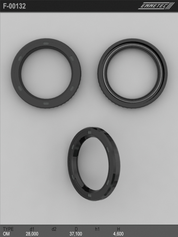 MSG - F-00132 - Сальник 28,00/37,10*4,60 тип 0M