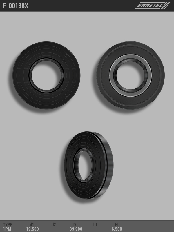 MSG - F-00138X - Сальник 19,50/39,90*6,50 тип 1PM MSG - F-00138X - Сальник 19,50/39,90*6,50 тип 1PM