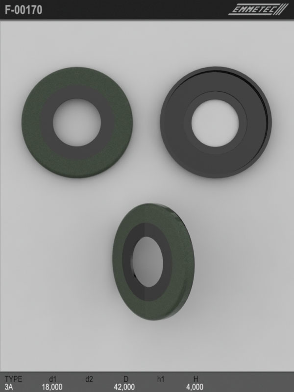 MSG - F-00170 - Сальник 18,00/42,00*4,00 тип 3A