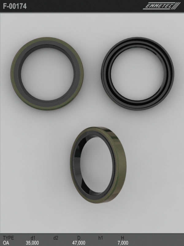 MSG - F-00174 - Сальник 35,00/47,00*7,00 тип 0A MSG - F-00174 - Сальник 35,00/47,00*7,00 тип 0A