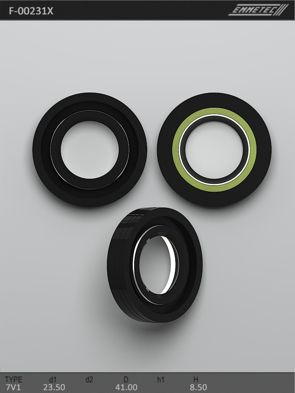 MSG - F-00231X - Сальник 23,50/41,00*8,50 тип 7V1