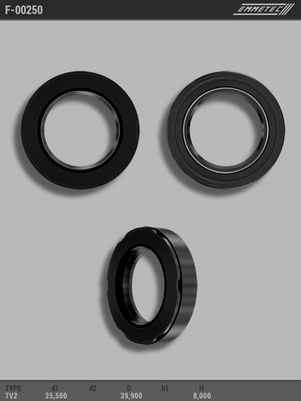 MSG - F-00250 - Сальник 25,50/39,90*8,00 тип 7V2 MSG - F-00250 - Сальник 25,50/39,90*8,00 тип 7V2