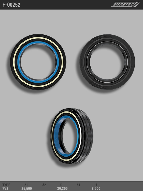 MSG - F-00252 - Сальник 25,50/39,30*8,50 тип 7V2 MSG - F-00252 - Сальник 25,50/39,30*8,50 тип 7V2