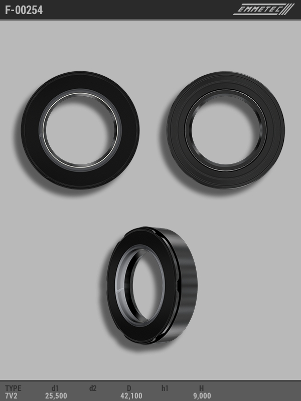 MSG - F-00254 - Сальник 25,50/42,10*9,00 тип 7V2