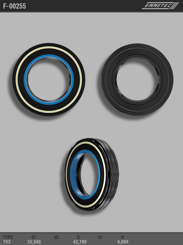 MSG - F-00255 - Сальник 25,50/42,70*8,00 тип 7V2 MSG - F-00255 - Сальник 25,50/42,70*8,00 тип 7V2